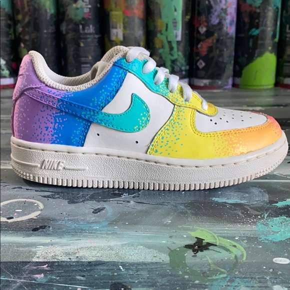 Nike Shoes | Custom Air Force Kids 1c | Poshmark